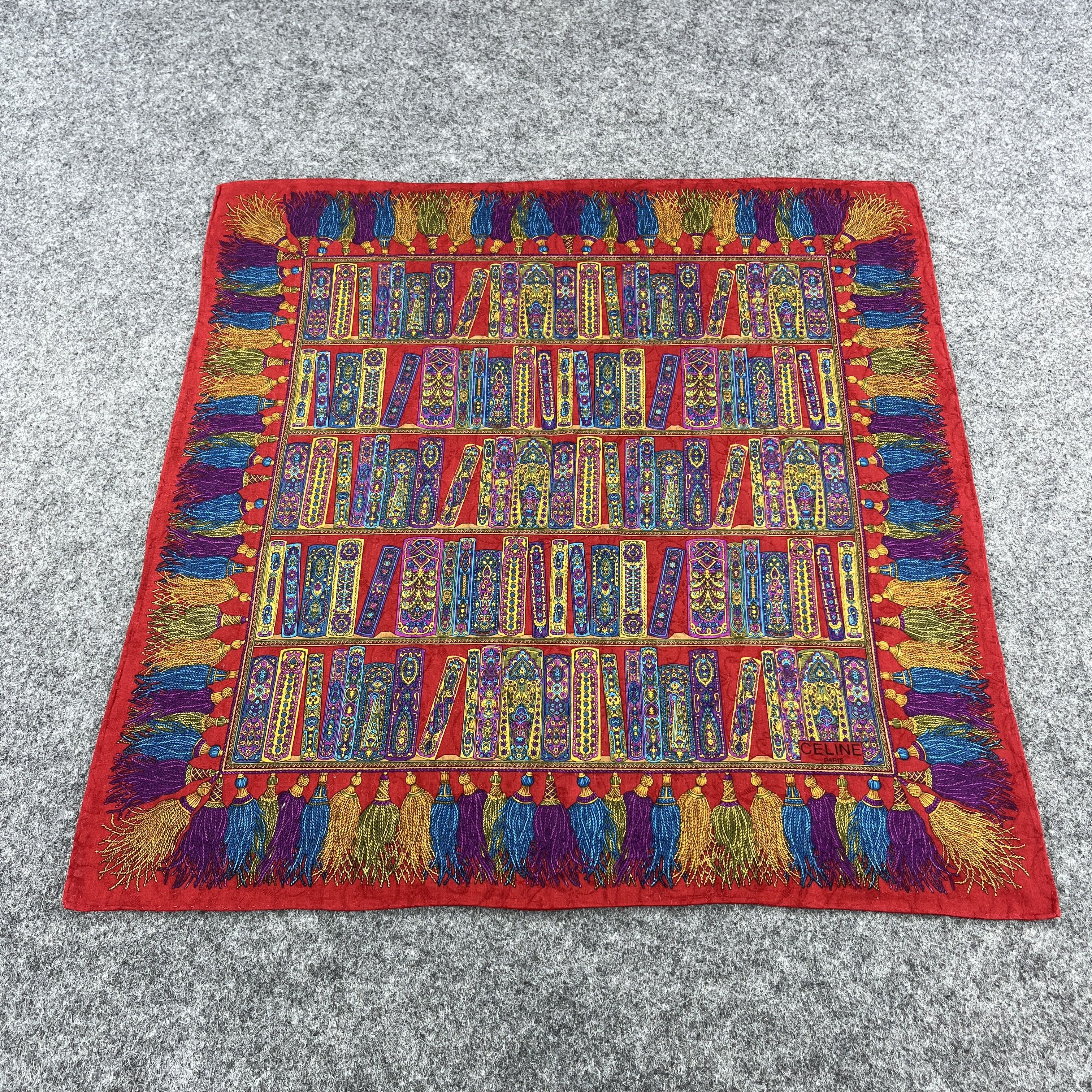 Vintage Celine Handkerchief / Bandana / Neckerchief B115 Size ONE SIZE - 5 Thumbnail
