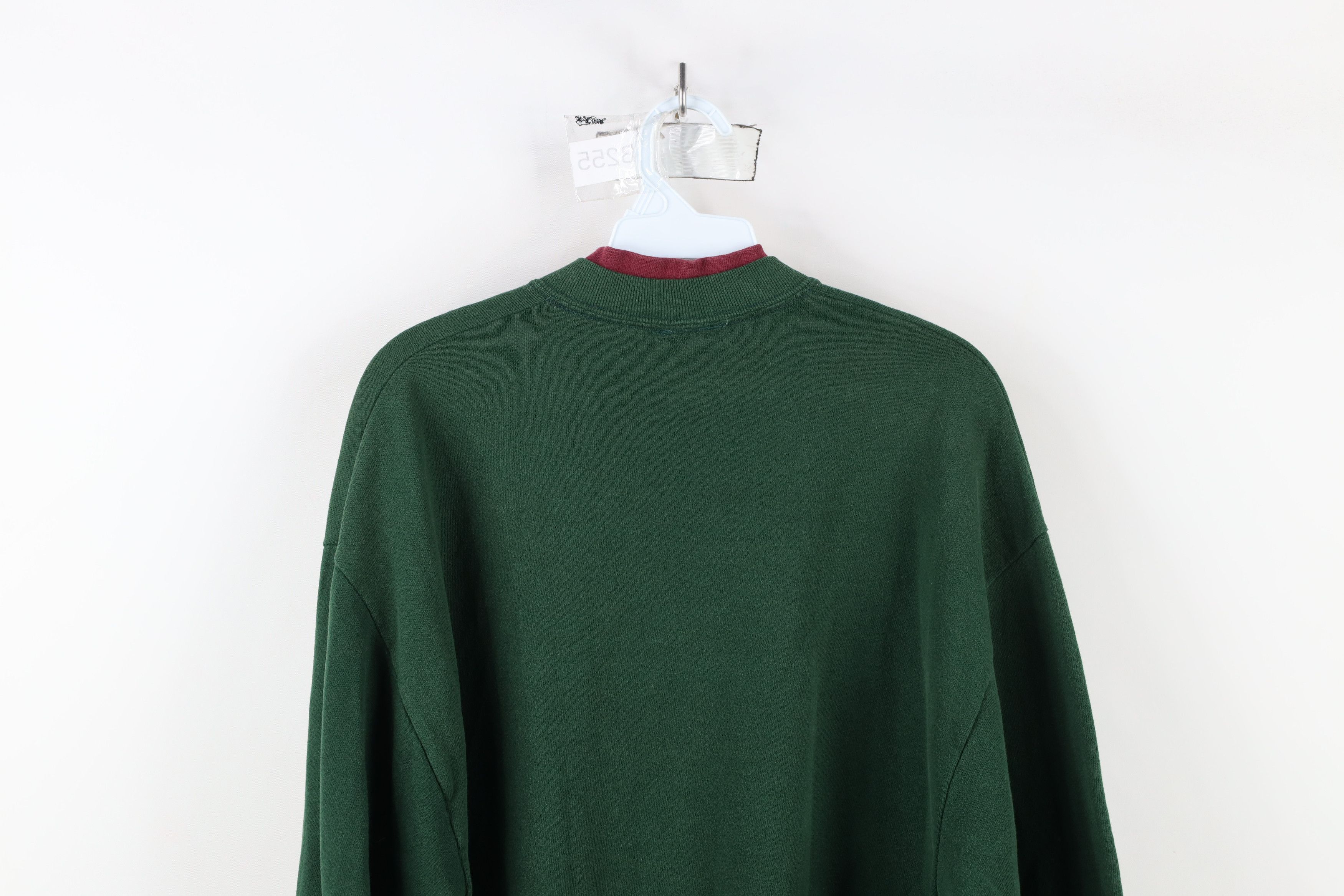 Vintage Vintage 90s Spell Out Merry Christmas Wreath Sweatshirt USA Size L / US 10 / IT 46 - 12 Thumbnail