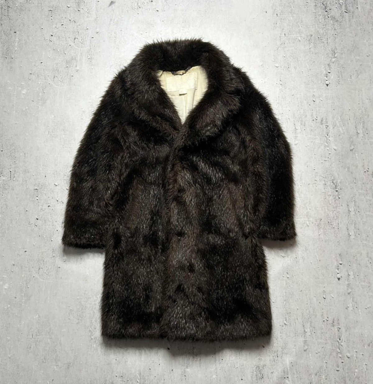 H&M × Maison Margiela Maison margiela x hm 2012 faux fur coat Size L / US 10 / IT 46 - 1 Thumbnail