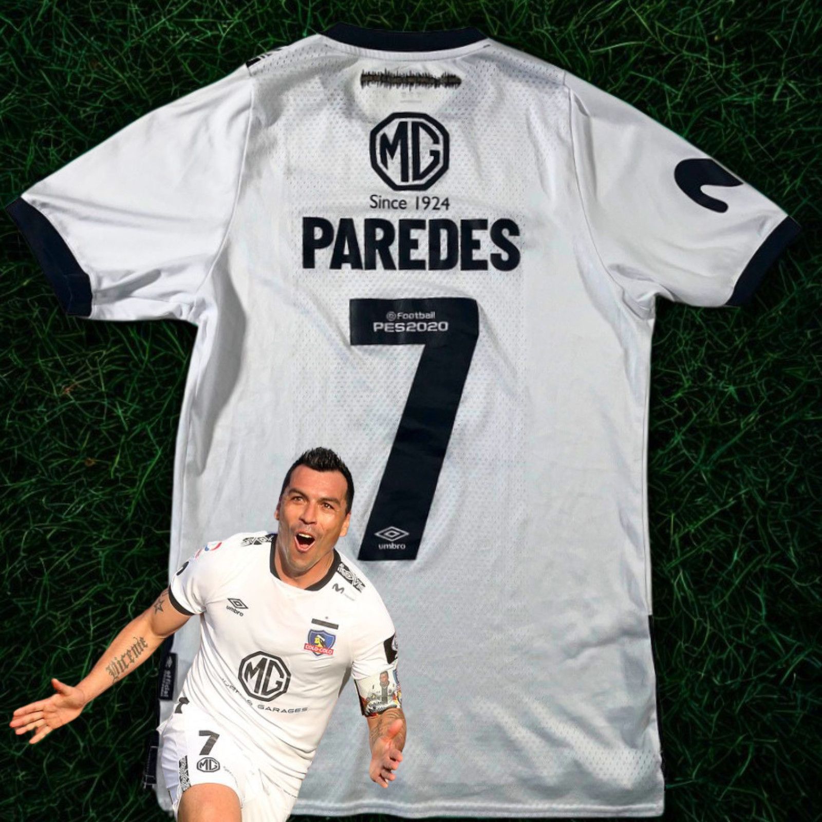 Umbro Colo Colo Esteban Paredes Umbro Soccer Jersey S Chile 2019 Size US S / EU 44-46 / 1 - 7 Thumbnail