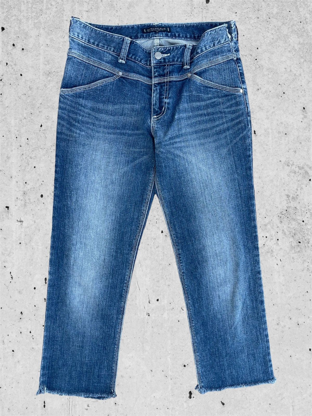 Japanese Brand 🔥 Appena Due Distressed Denim Streetwear W32🔥 Size US 32 / EU 48 - 2 Thumbnail