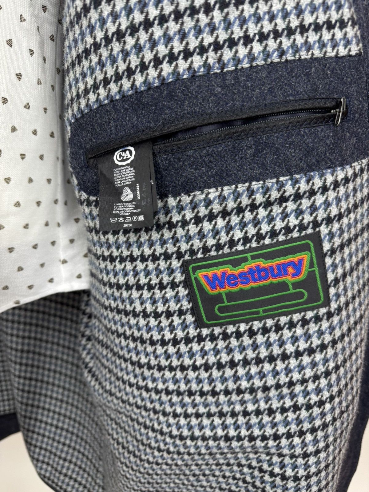 C&A Westbury Vintage Tweed coat Mens size 56 old money style Size US XL / EU 56 / 4 - 12 Thumbnail