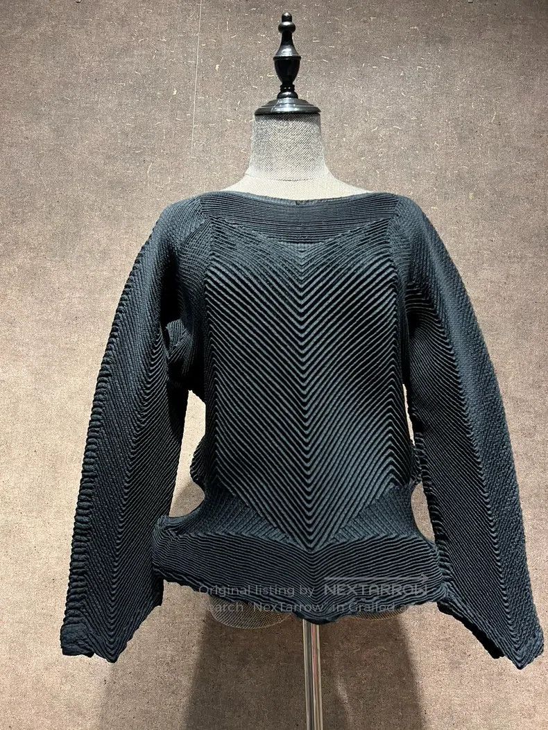 Issey Miyake Issey Miyake Main Line Bud Long Sleeve Top Size M / US 6-8 / IT 42-44 - 3 Thumbnail