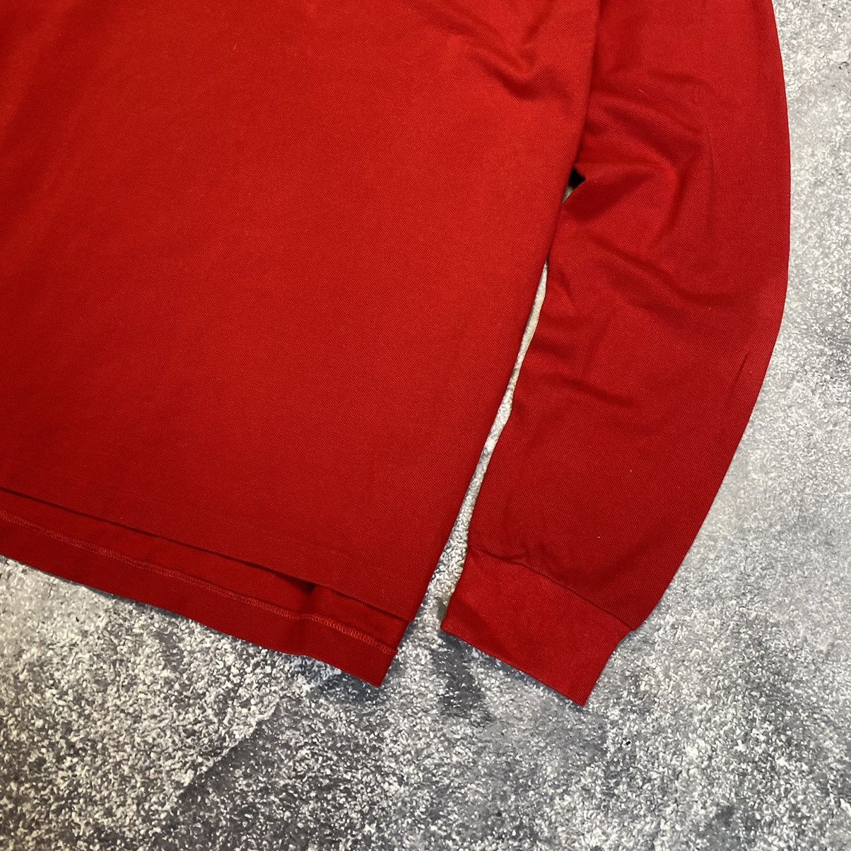 Polo Ralph Lauren Vintage Polo Ralph Lauren Small Basic logo Red Longsleeve Size US L / EU 52-54 / 3 - 6 Thumbnail