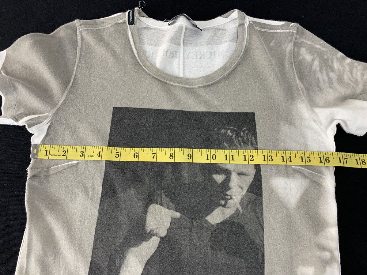 Dolce & Gabbana Dolce & Gabana Mickey Rourke Star Boxer Printed Tee Size S / US 4 / IT 40 - 11 Thumbnail