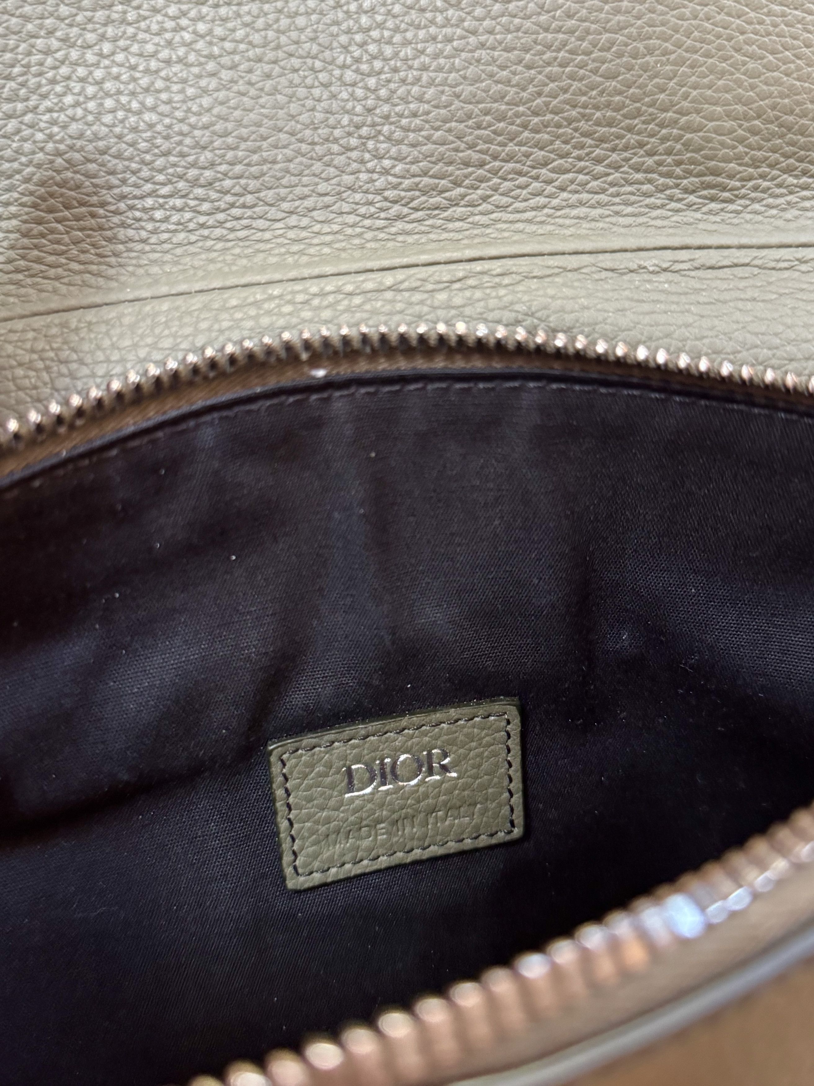 Christian Dior Monsieur Christian Dior Saddle Bag (Olive) Size ONE SIZE - 5 Thumbnail