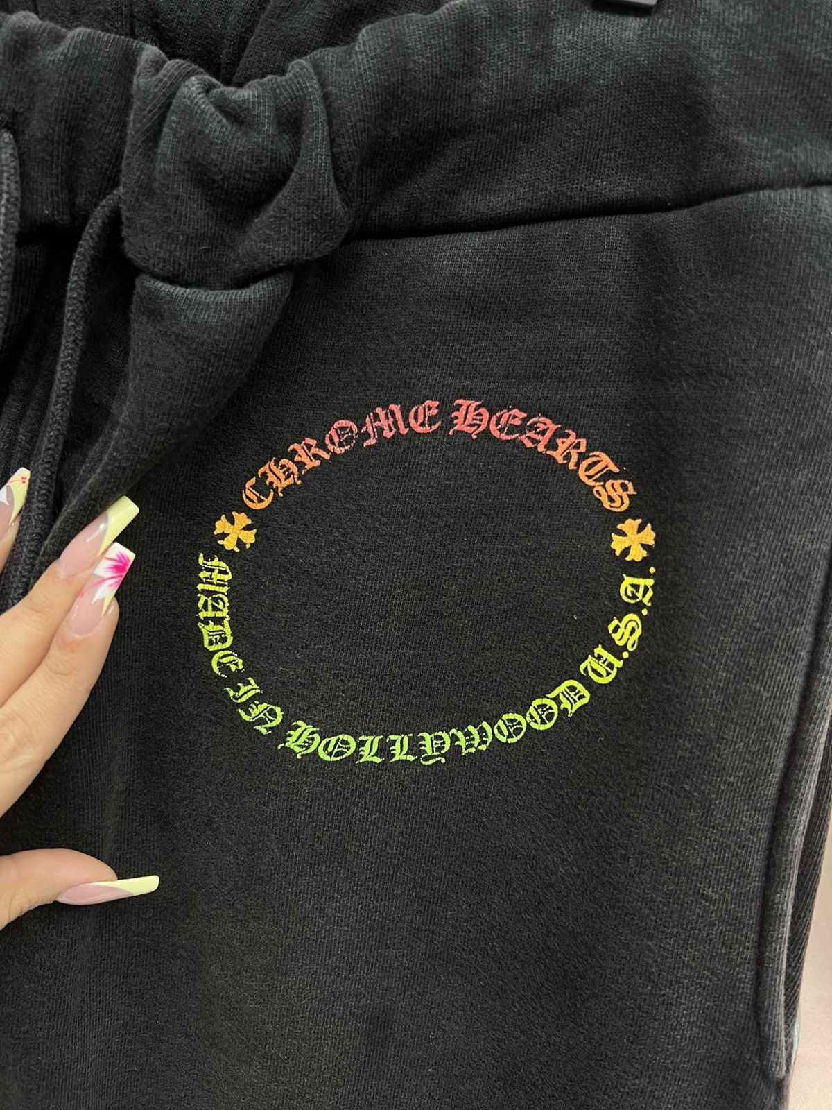 Chrome Hearts Chrome Hearts Gradient Floral Circle Logo Sweatpants Size US 36 / EU 52 - 7 Thumbnail