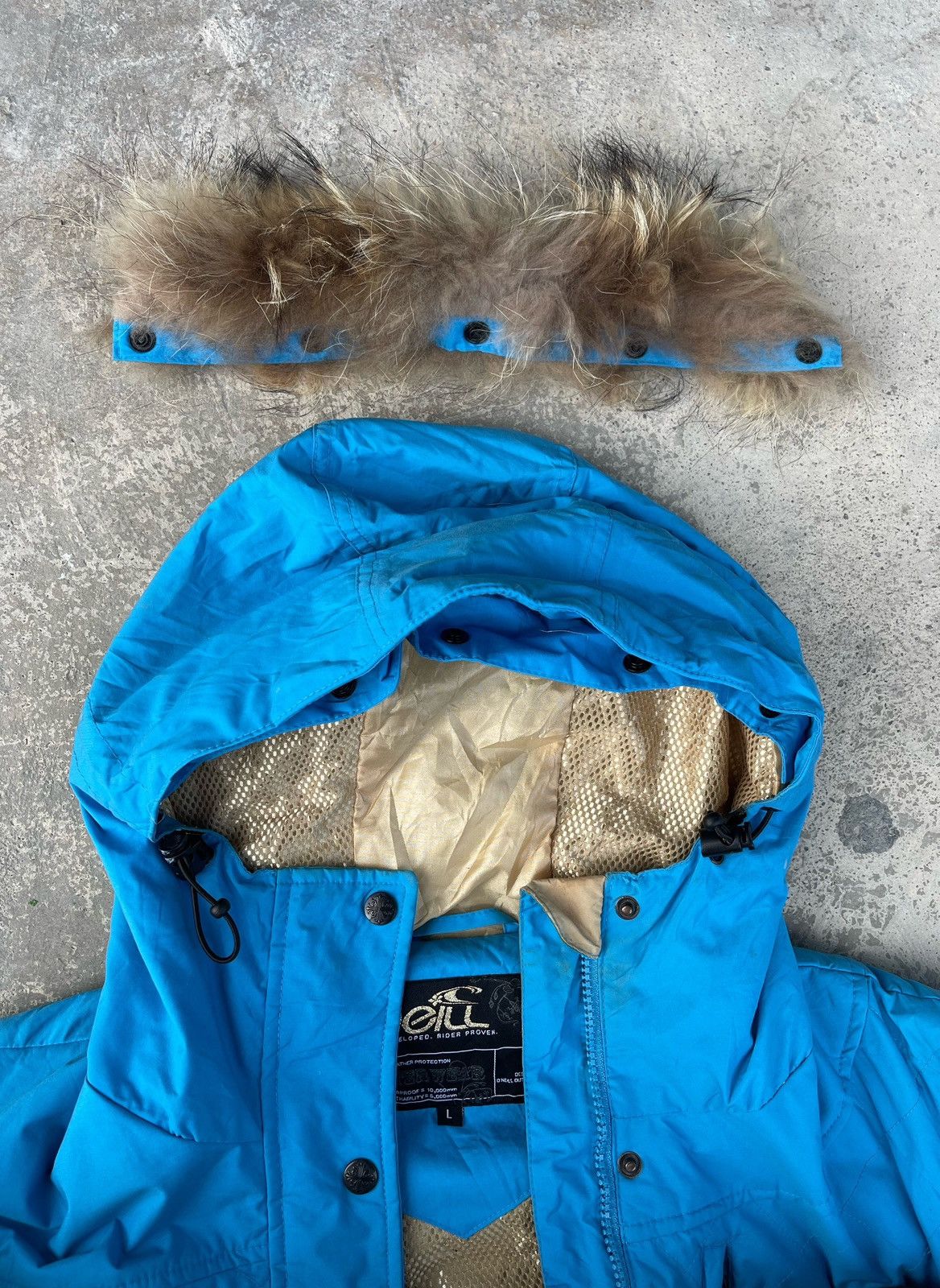 O'Neill ONEILL GORPCORE FUR HOODIE WATERPROOF JACKET Size US L / EU 52-54 / 3 - 10 Thumbnail