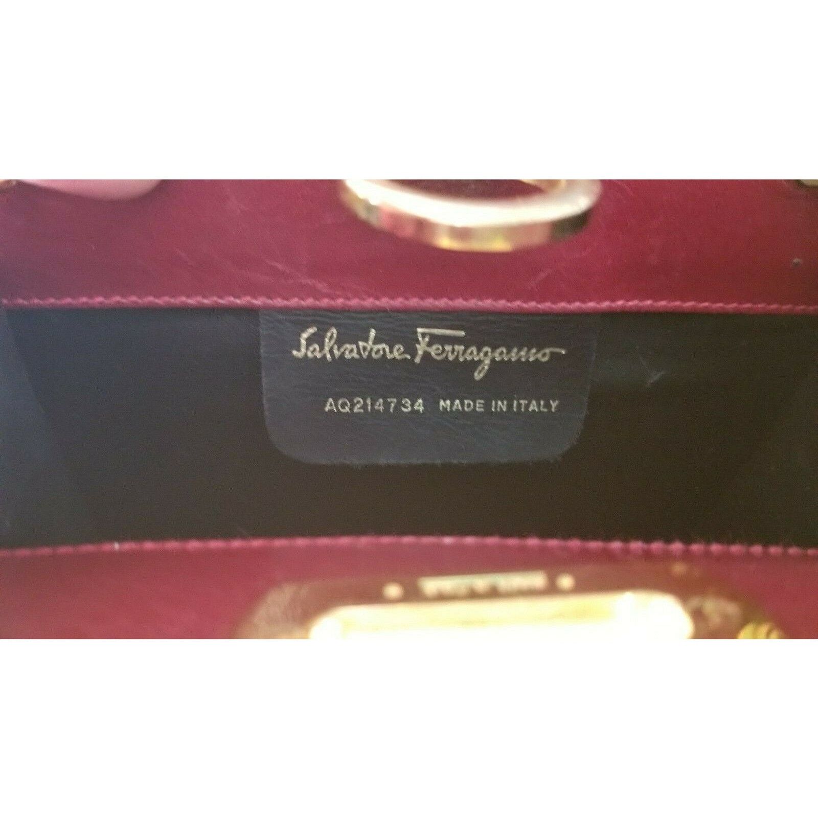 Salvatore Ferragamo SALVATORE FERRAGAMO Gancini Shoulder Bag Chain Leather Size ONE SIZE - 7 Thumbnail