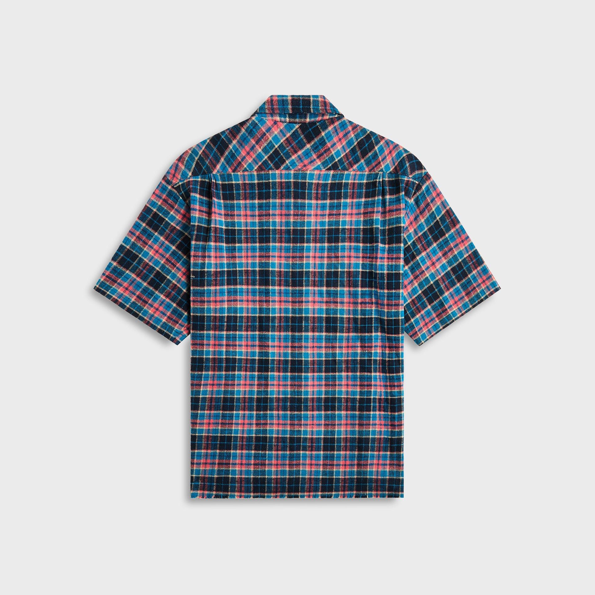 Greg Lauren $795 Greg Lauren Plaid Short Sleeve Shirt Size US L / EU 52-54 / 3 - 2 Thumbnail