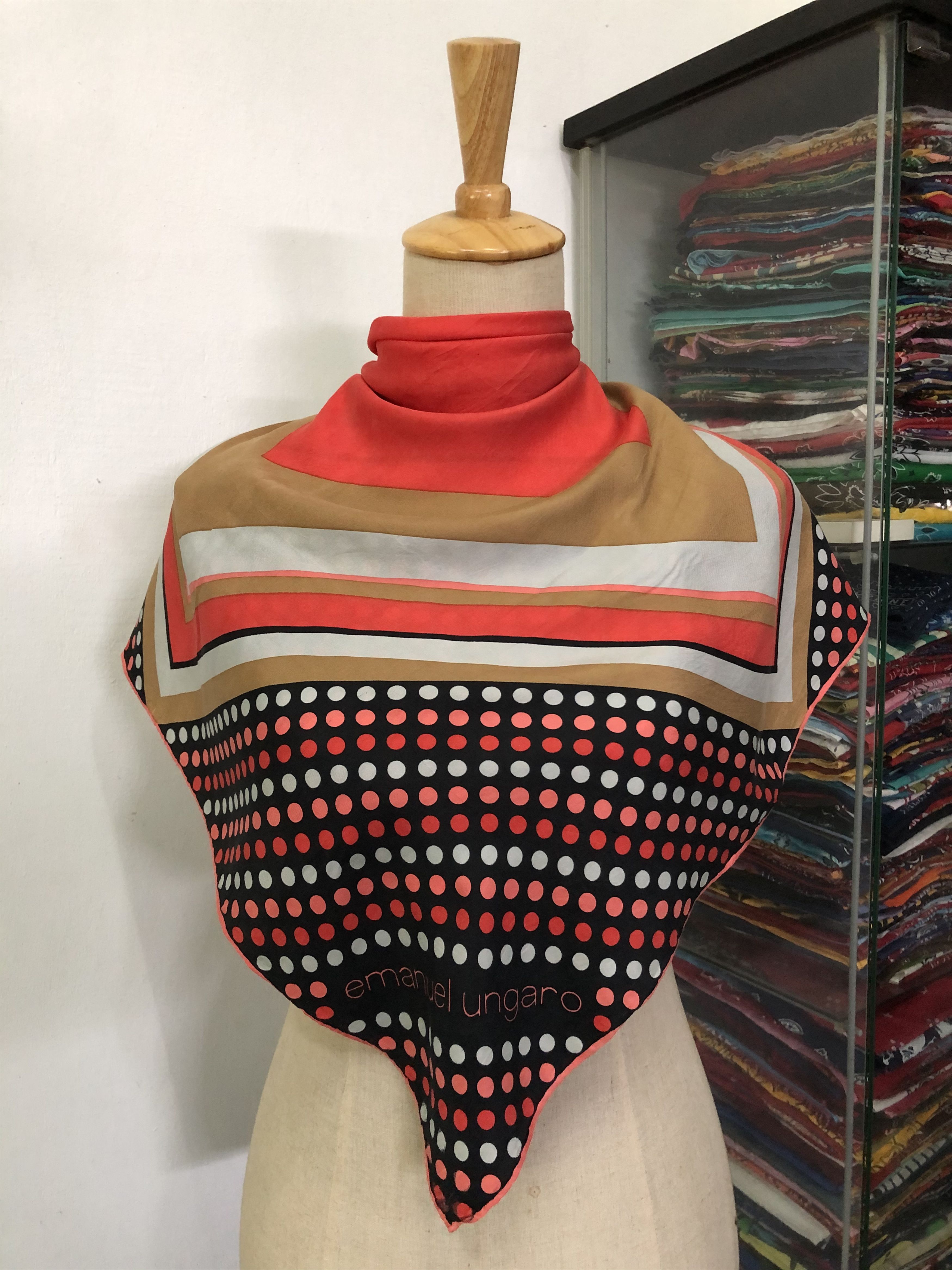 Emanuel Ungaro Vintage Emanuel Ungaro Silk Scarf Size ONE SIZE - 1 Thumbnail