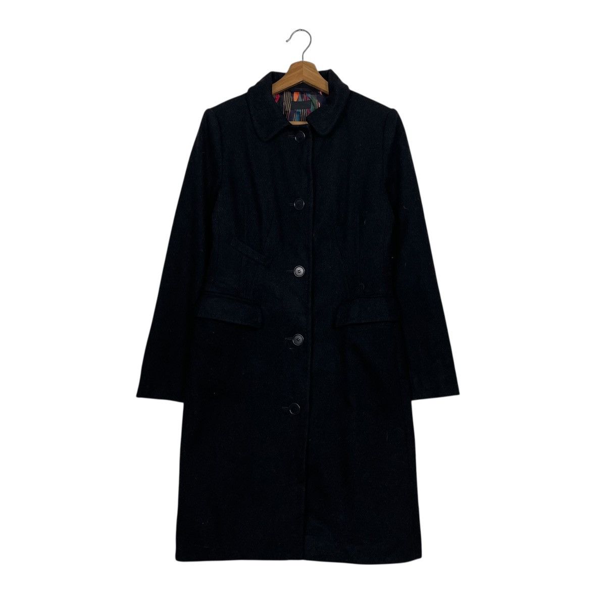 Paul Smith Paul Smith Wool Black Coat Size XS / US 0-2 / IT 36-38 - 1 Thumbnail