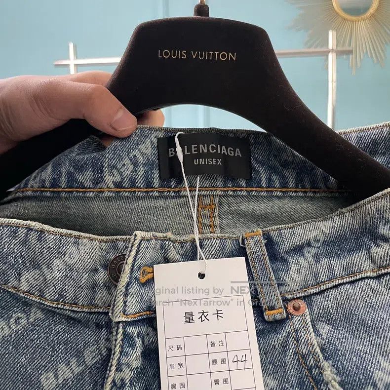 Balenciaga Balenciaga size S All-over logo jeans Size US 27 - 3 Thumbnail