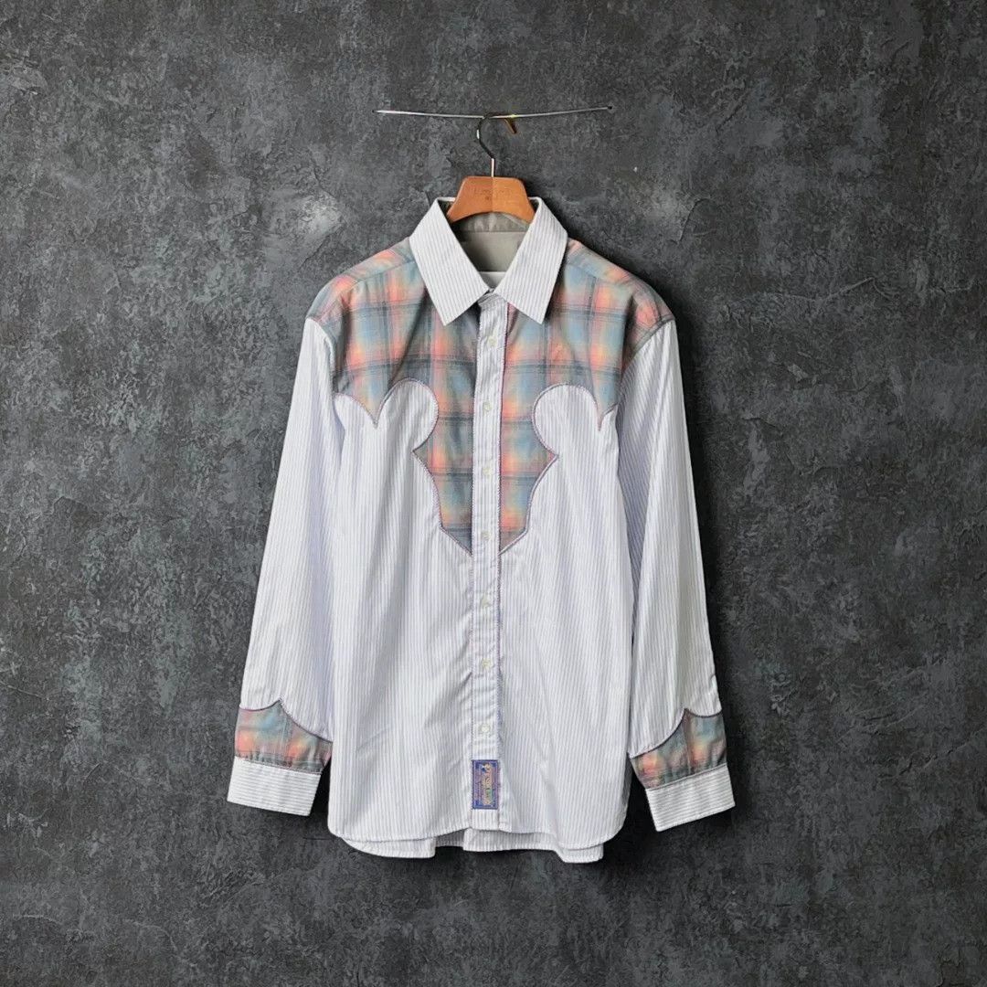 Maison Margiela Maison Margiela Casual Striped Shirt l Men Size US L / EU 52-54 / 3 - 1 Thumbnail