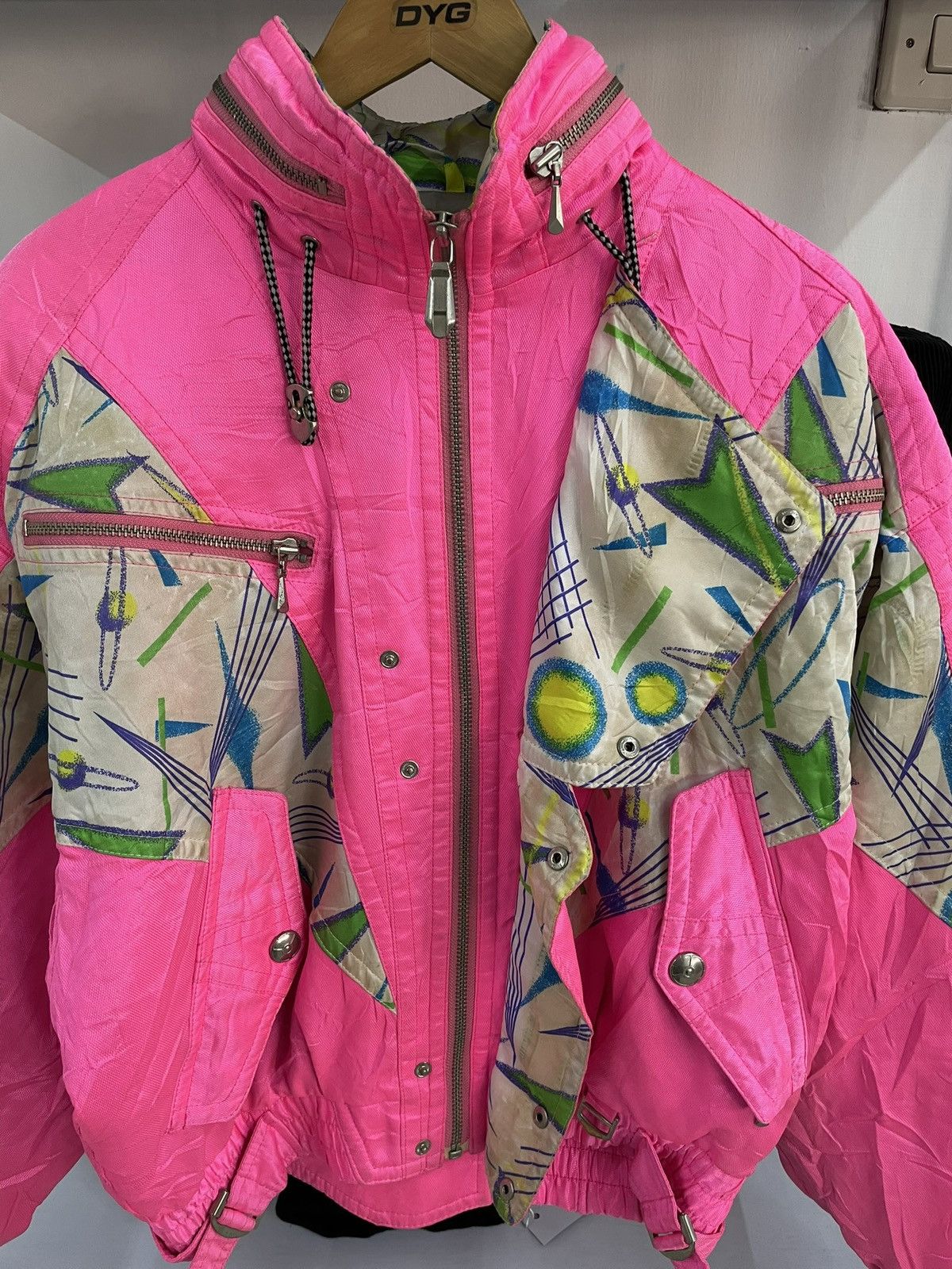 Japanese Brand VINTAGE RETRO BCBG MULTI ZIPPER JACKET Size US XL / EU 56 / 4 - 5 Thumbnail