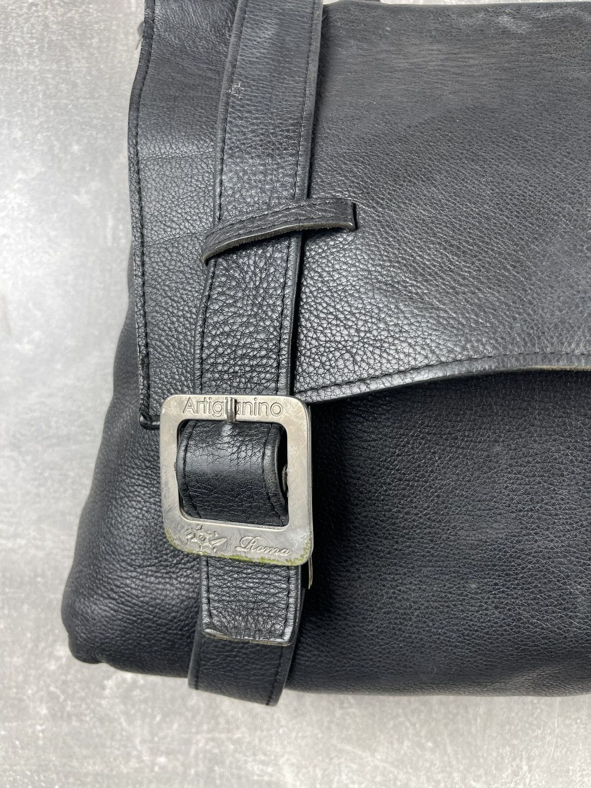 Other Artigianino Artisanal Italian Leather Messenger Shoulder Bag Size ONE SIZE - 4 Thumbnail