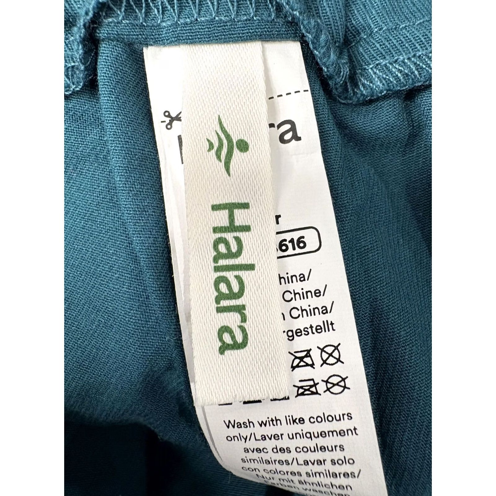 Vintage Halara Jogger Pants Womens Small Green Twill Pleated Elastic Waist Cuff NWT Pants Size 28" / US 6 / IT 42 - 3 Thumbnail