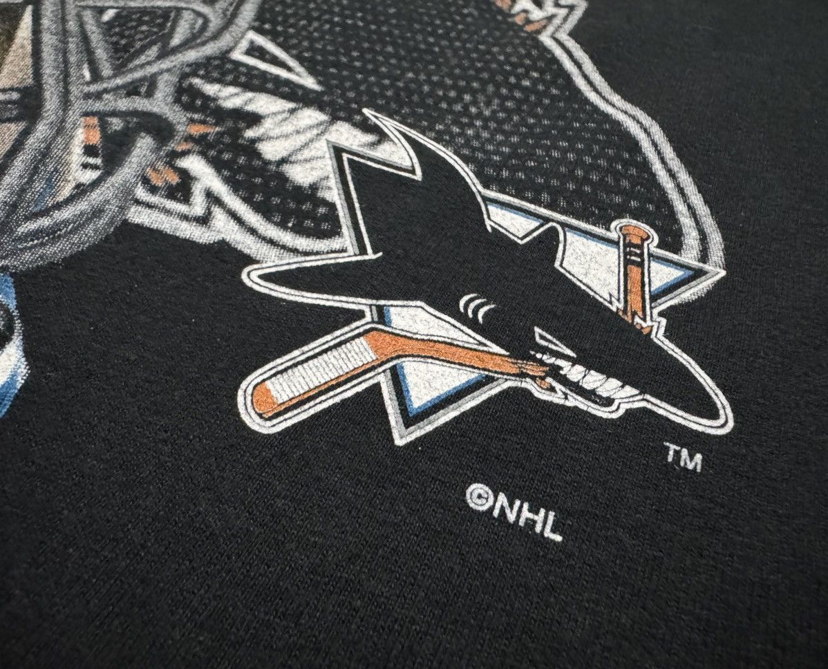 NHL Vintage 90’s NHL San Jose Sharks Size US XL / EU 56 / 4 - 4 Thumbnail