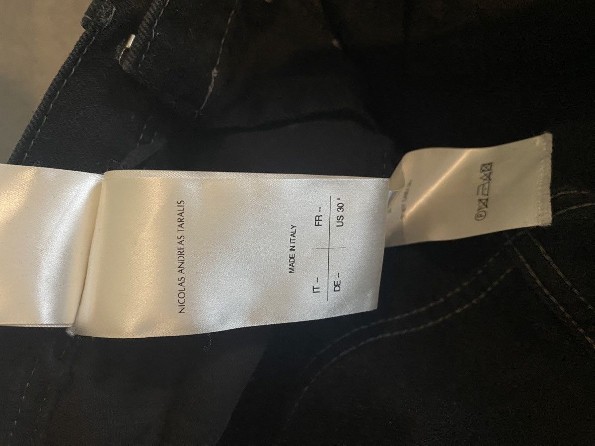 Nicolas Andreas Taralis Black Column jeans Size US 30 / EU 46 - 5 Thumbnail