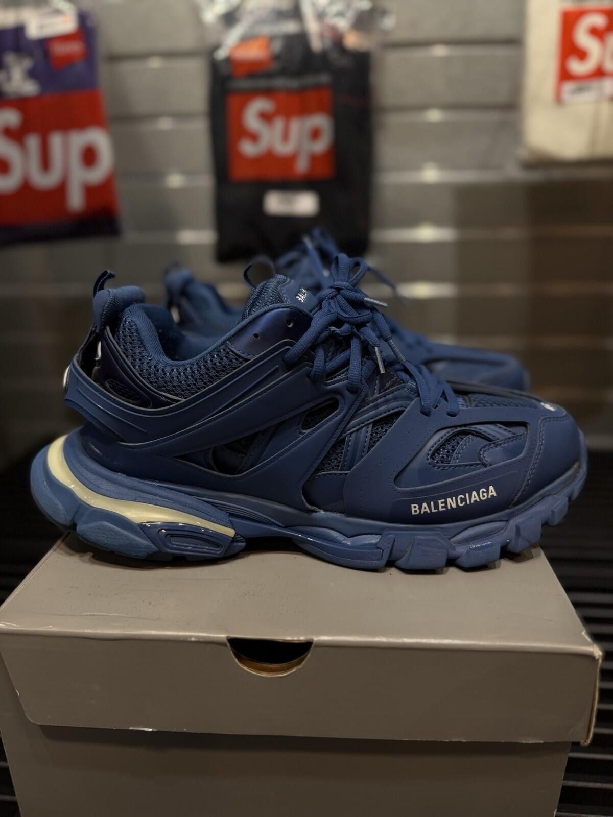 Balenciaga Size 45EU/12US - Balenciaga Track LED Blue $1150 Size US 12 / EU 45 - 2 Thumbnail