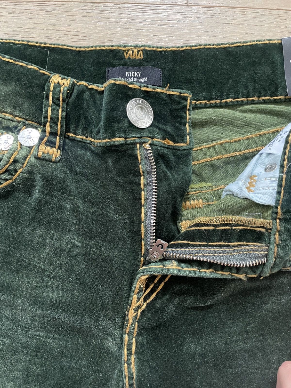 True Religion TRUE RELIGION - CONSTANTINE - RICKY RELAXED STRAIGHT Size US 31 - 7 Thumbnail
