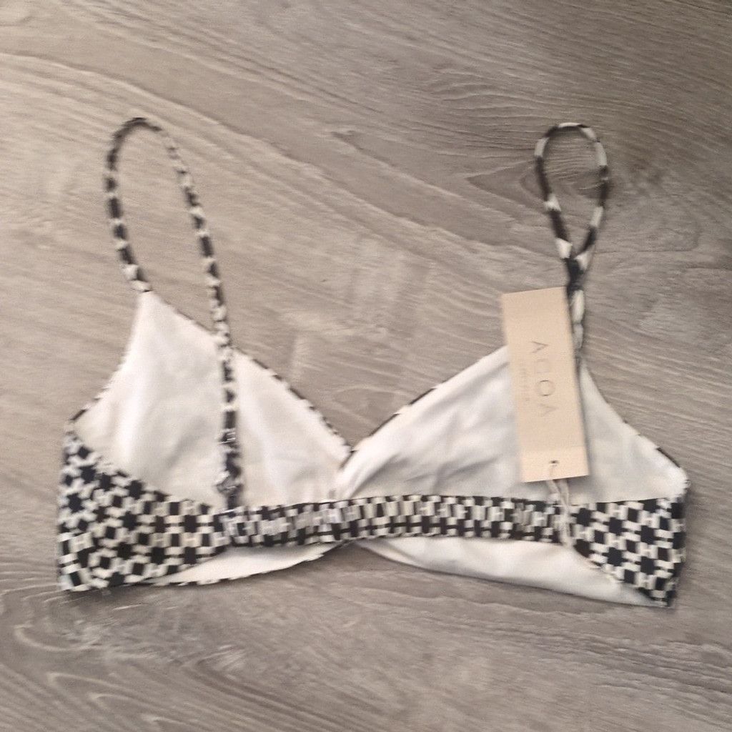 Other ACOA Collection St. Barts Black & White Bralette Size Large Size L / US 10 / IT 46 - 2 Thumbnail