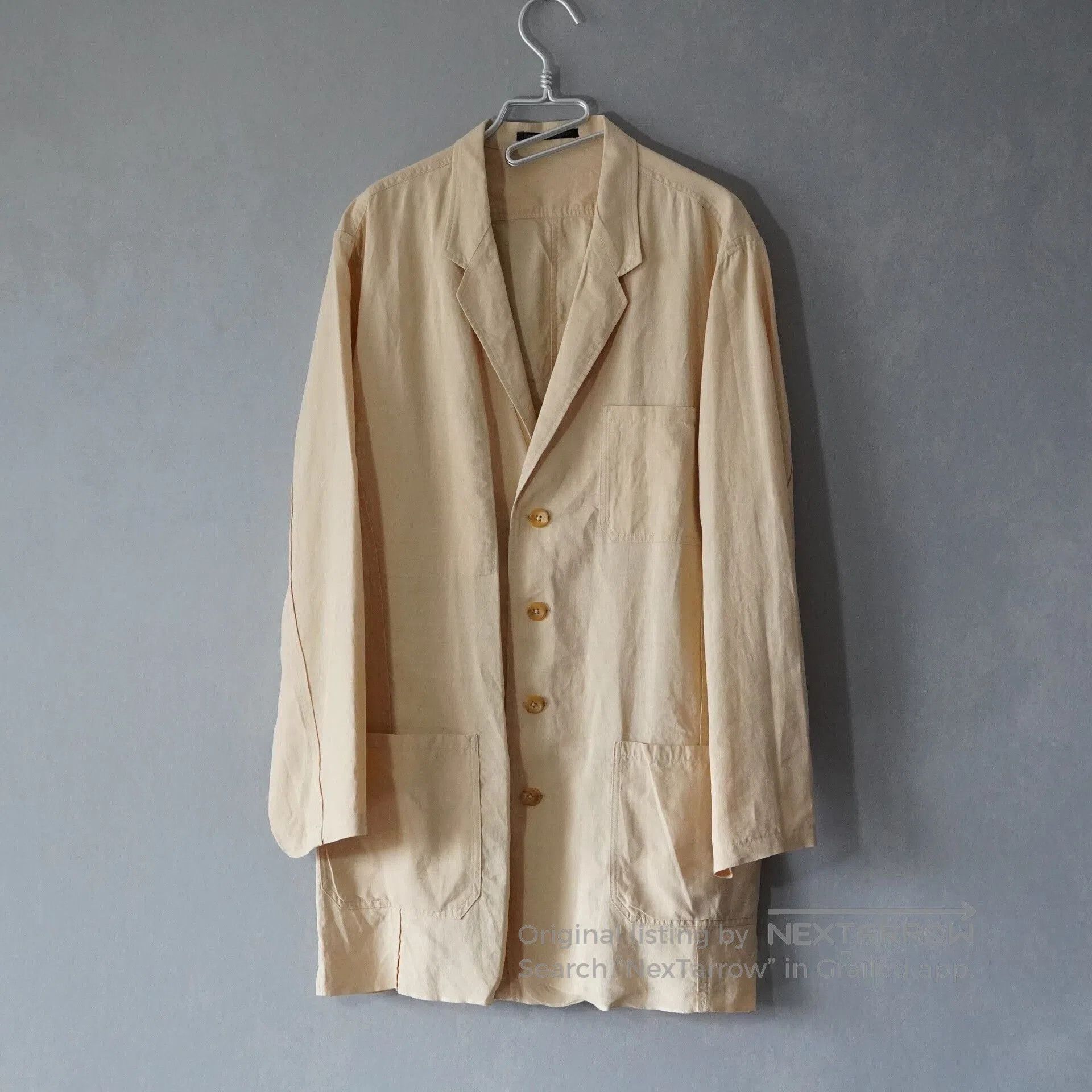 Yohji Yamamoto Yohji Yamamoto 94SS Linen Jacket. Size US M / EU 48-50 / 2 - 1 Thumbnail
