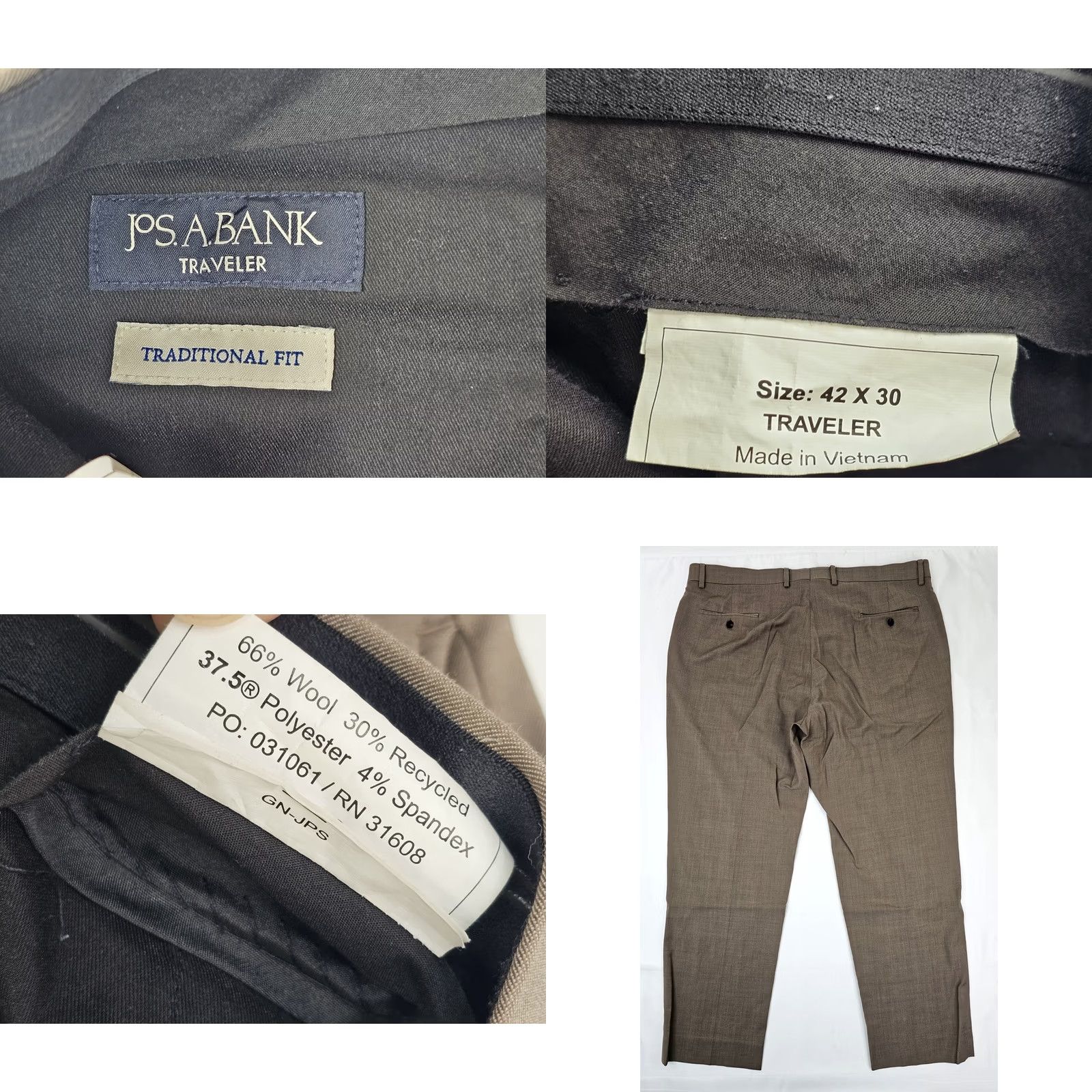 Jos. A. Bank VINTAGE no Size US 42 / EU 58 - 8 Thumbnail