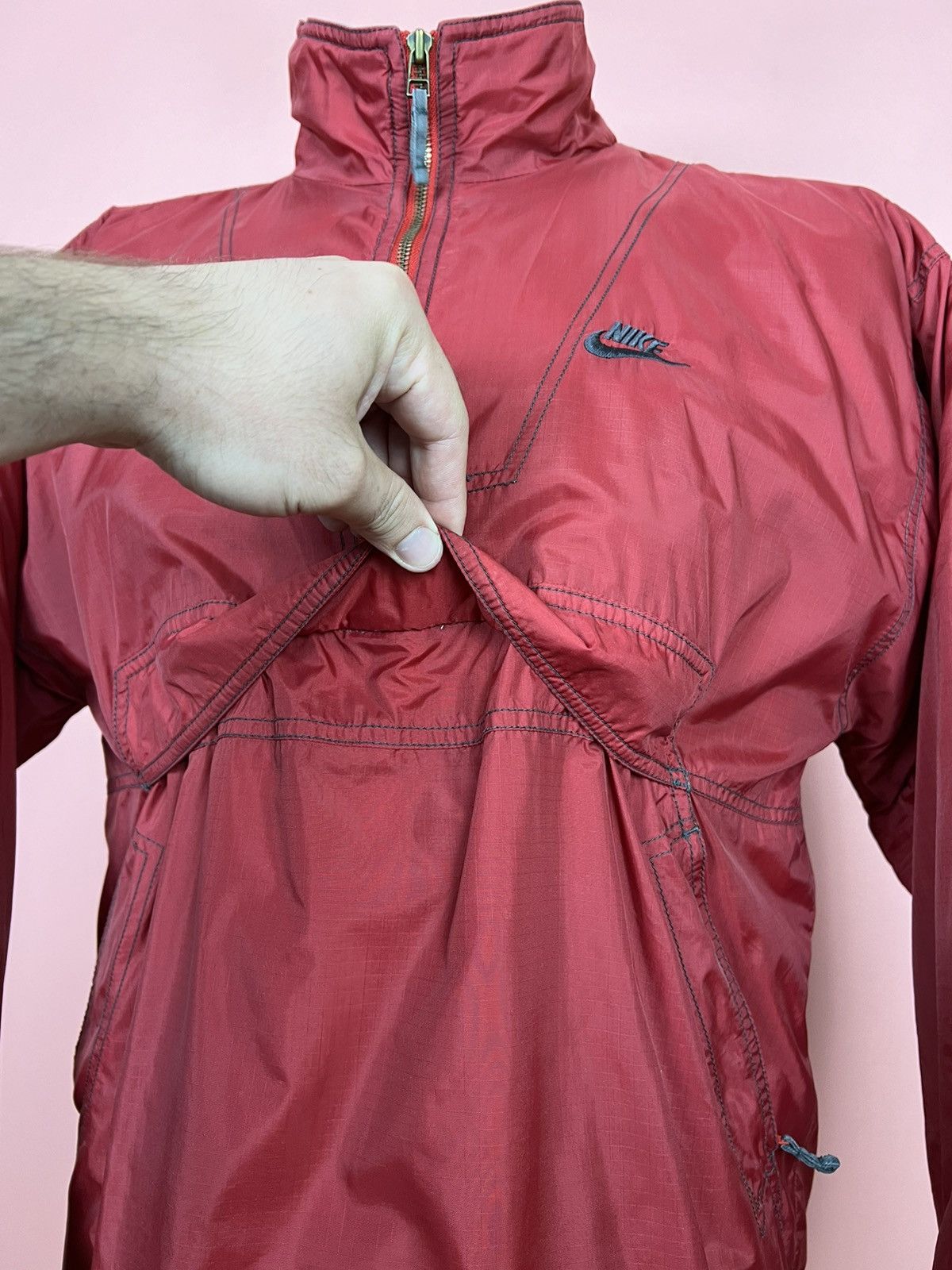 Nike Nike vintage anorak jacket streetwear rare hype Size US XL / EU 56 / 4 - 8 Thumbnail