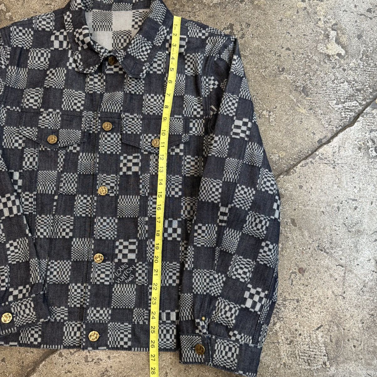 Louis Vuitton Louis Vuitton Distorted Damier Denim Jacket And Pants Set Size US L / EU 52-54 / 3 - 8 Thumbnail