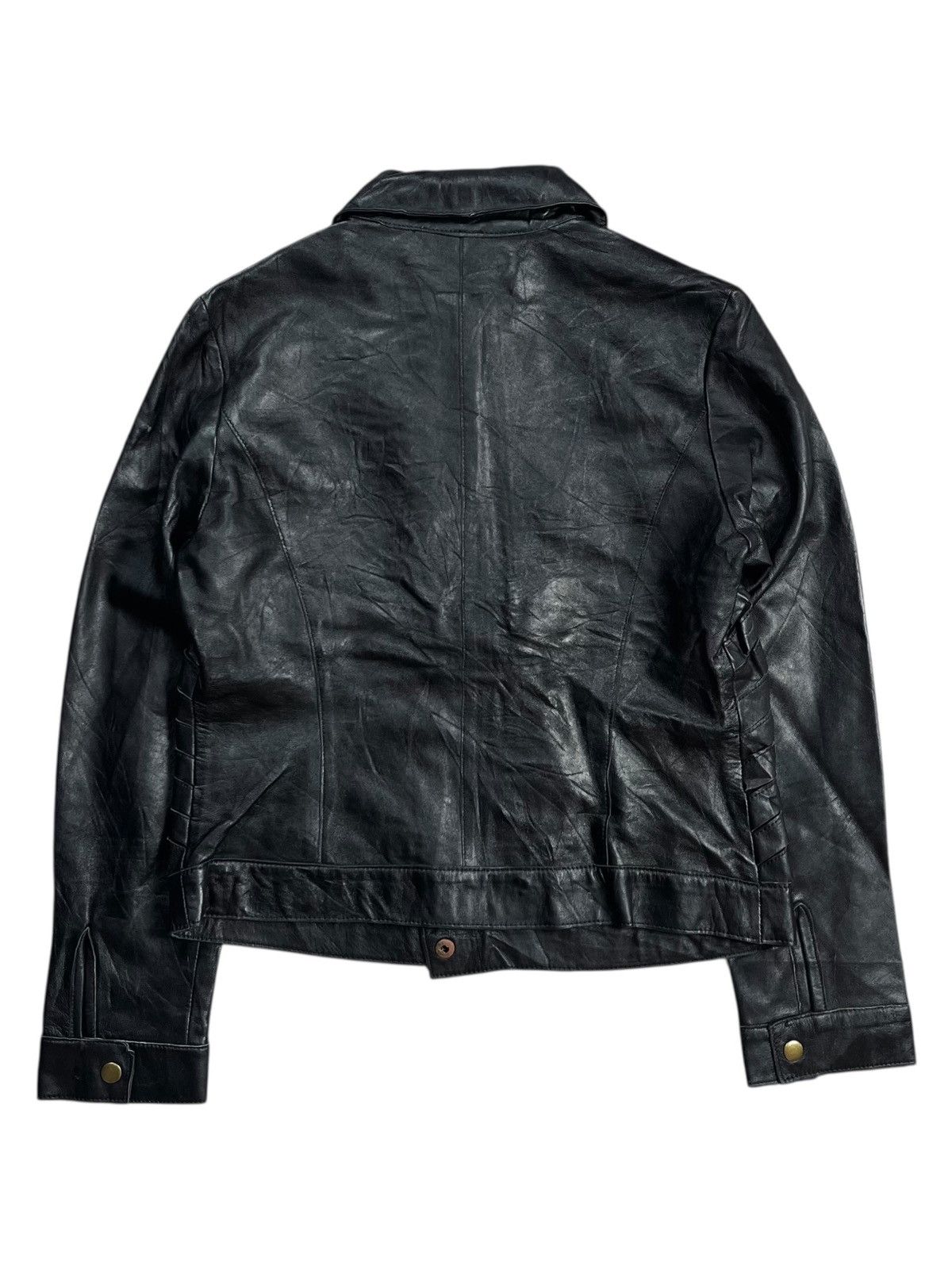 14th Addiction Old Vice Fairy - Vkei Style Leather Jacket Size L / US 10 / IT 46 - 3 Thumbnail
