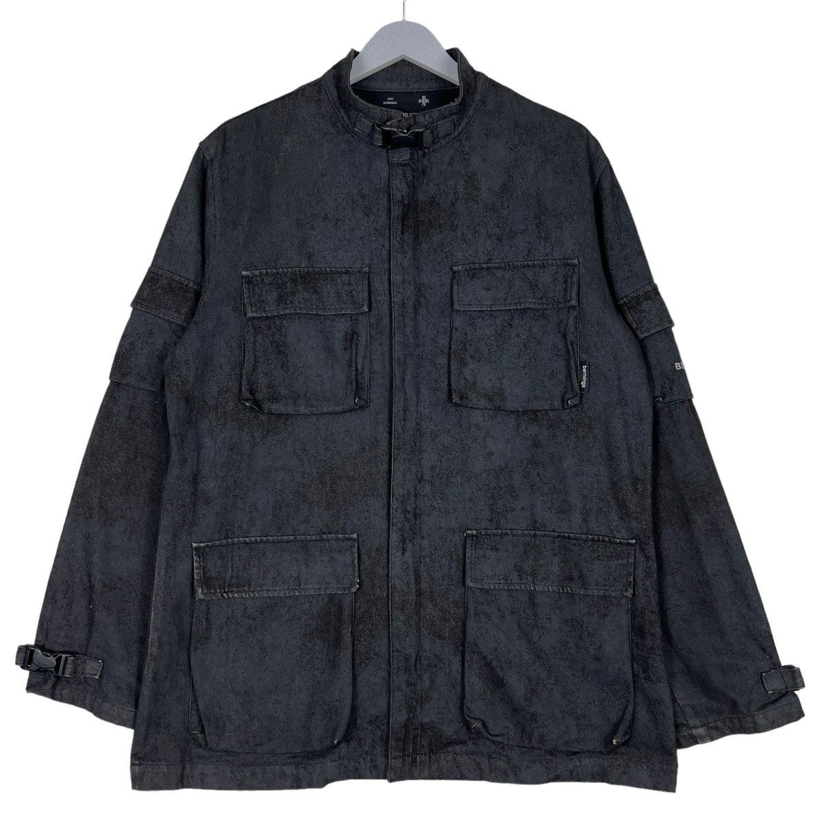 Japanese Brand 🔥 LGB BERNING SHO ABSTRACT DENIM JACKET Size US L / EU 52-54 / 3 - 1 Thumbnail