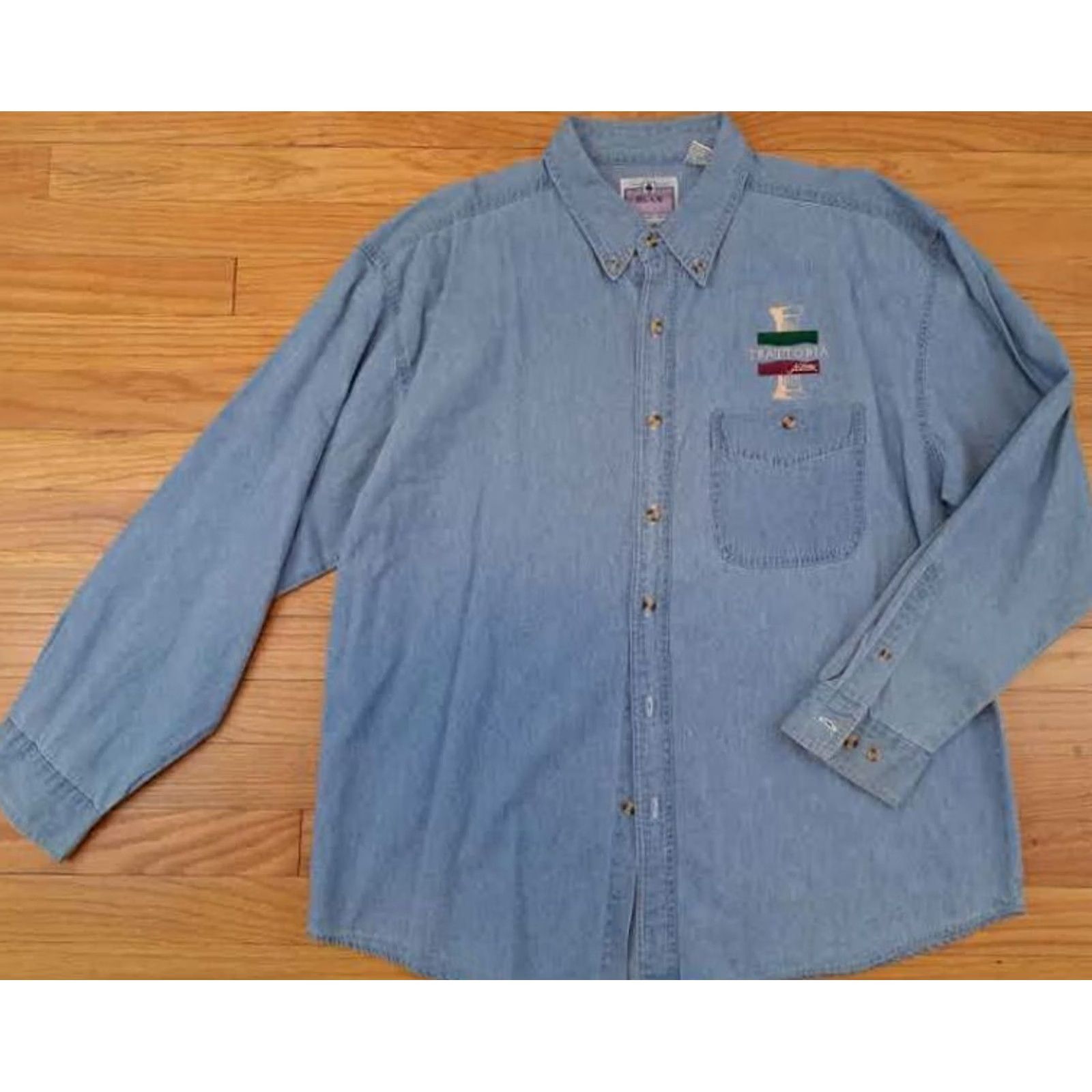 X-LARGE Vintage Blue Pointe Italian Shirt X-Large EUC Size US XL / EU 56 / 4 - 3 Thumbnail