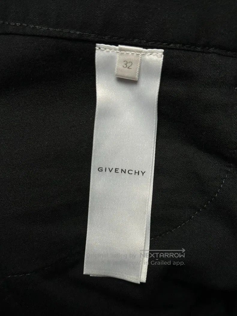 Givenchy Givenchy Black Green Distressed Denim Jeans . Size US 32 / EU 48 - 6 Thumbnail