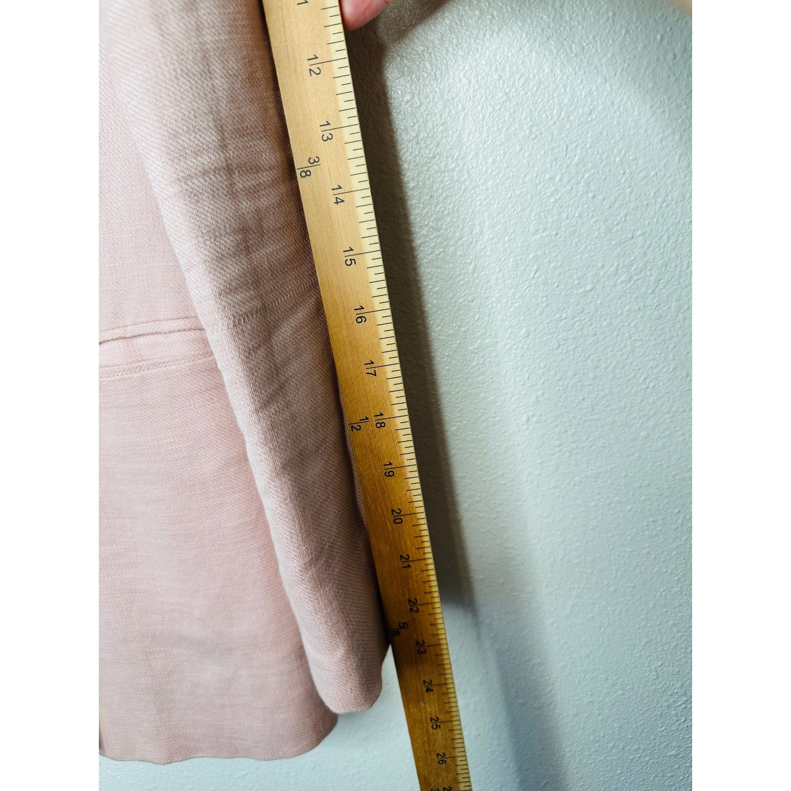 Rebecca Minkoff Rebecca Minkoff Pink Linen Blazer Size 0 Double Button Chic Size XS / US 0-2 / IT 36-38 - 15 Thumbnail