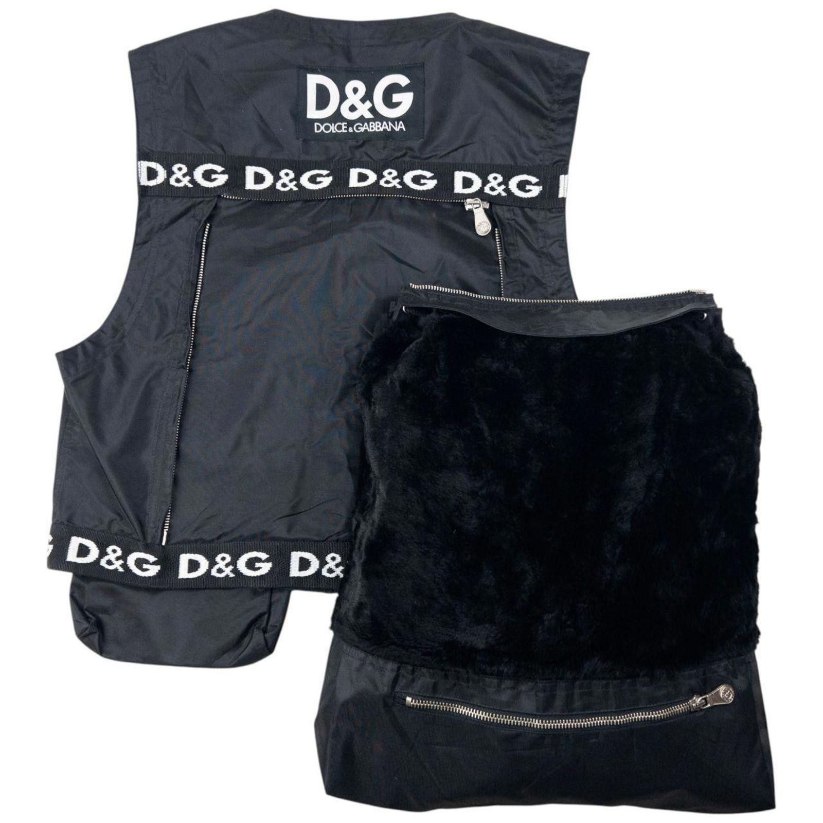 Dolce & Gabbana Vintage 90s Dolce & Gabbana Detachable Backpack Gilet Vest S Size US S / EU 44-46 / 1 - 1 Thumbnail