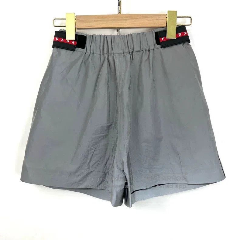 Prada Prada Gray Nylon Velcro Shorts for Men. Size US 38 / EU 54 - 2 Thumbnail