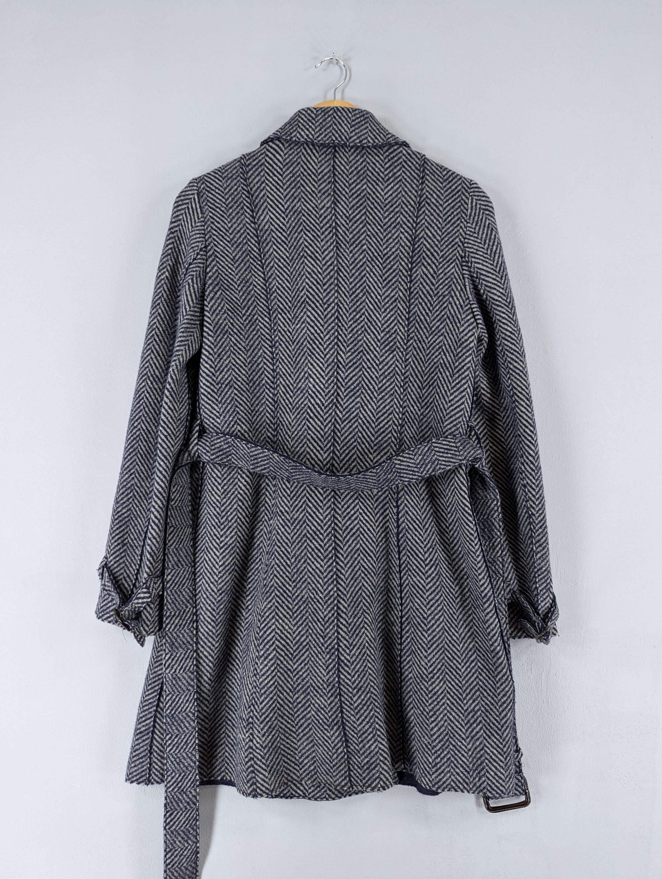 Max Mara Max Mara Weekend Line Herringbone Coat Jacket With Belted Size S / US 4 / IT 40 - 18 Thumbnail