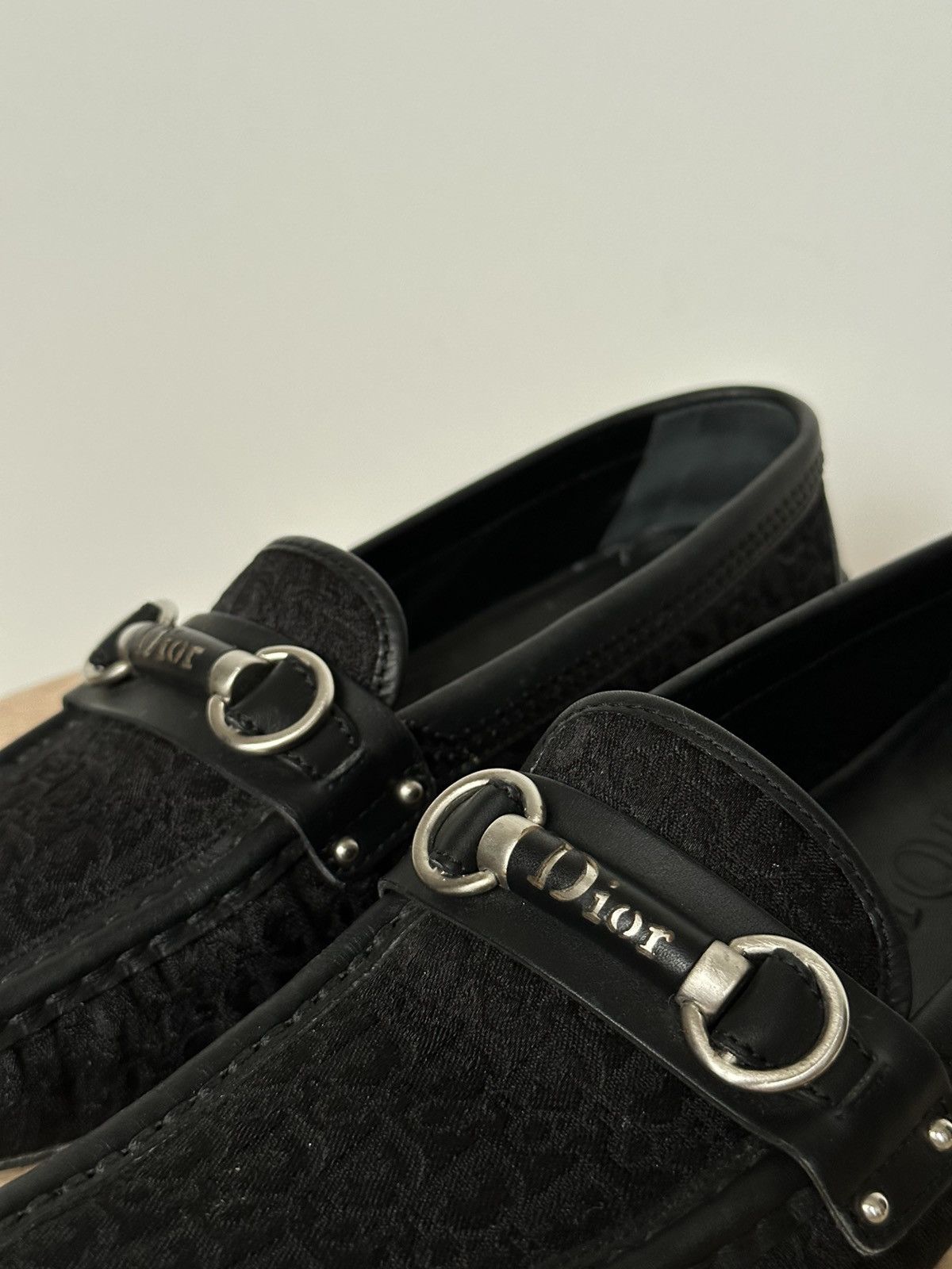 Designer Dior monogram slip on mocassins Size US 7 / IT 37 - 8 Thumbnail