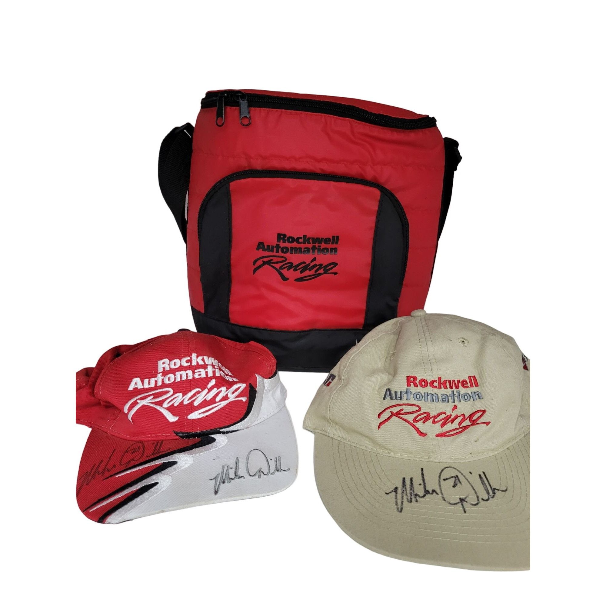 Other Rockwell Automation Racing Cooler Bag & 2 Autographed Baseba Size ONE SIZE - 1 Thumbnail