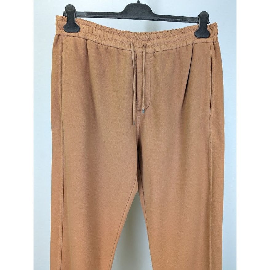 Saint Laurent Paris o1rshd1 Molleton Doux Blanchi Gots Jogging sweatpants Brown Size US 36 / EU 52 - 3 Thumbnail