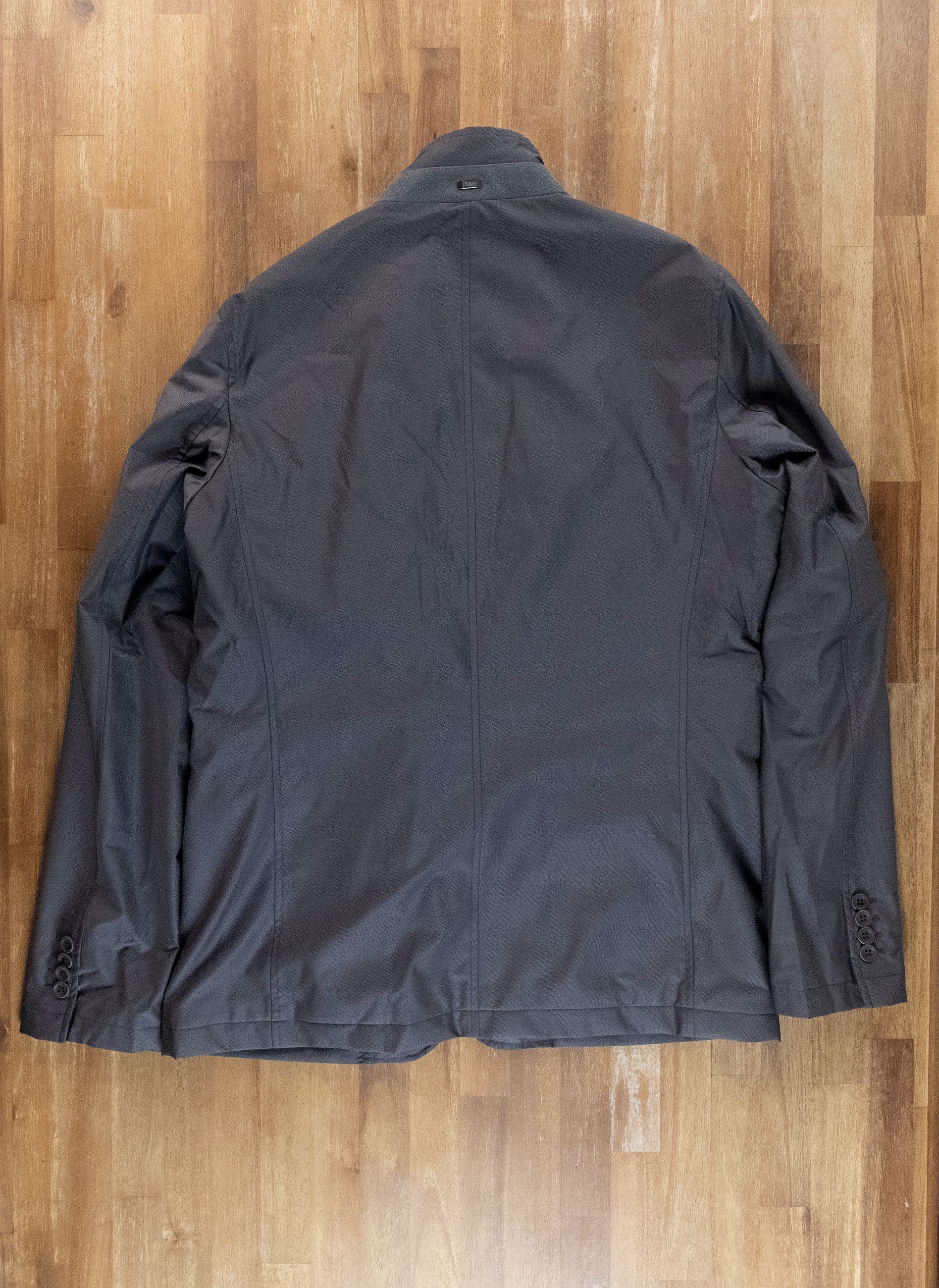 Herno HERNO gray Storm System wool blend jacket Large q Size US L / EU 52-54 / 3 - 10 Thumbnail