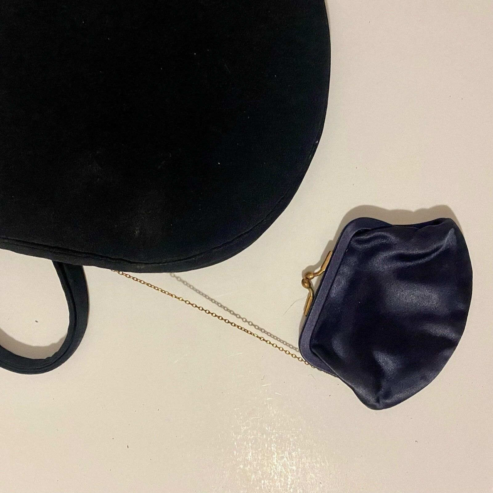 Iron Maiden Bonwit Teller Magid Vintage Black Evening Purse & Coin Bag Size ONE SIZE - 12 Thumbnail
