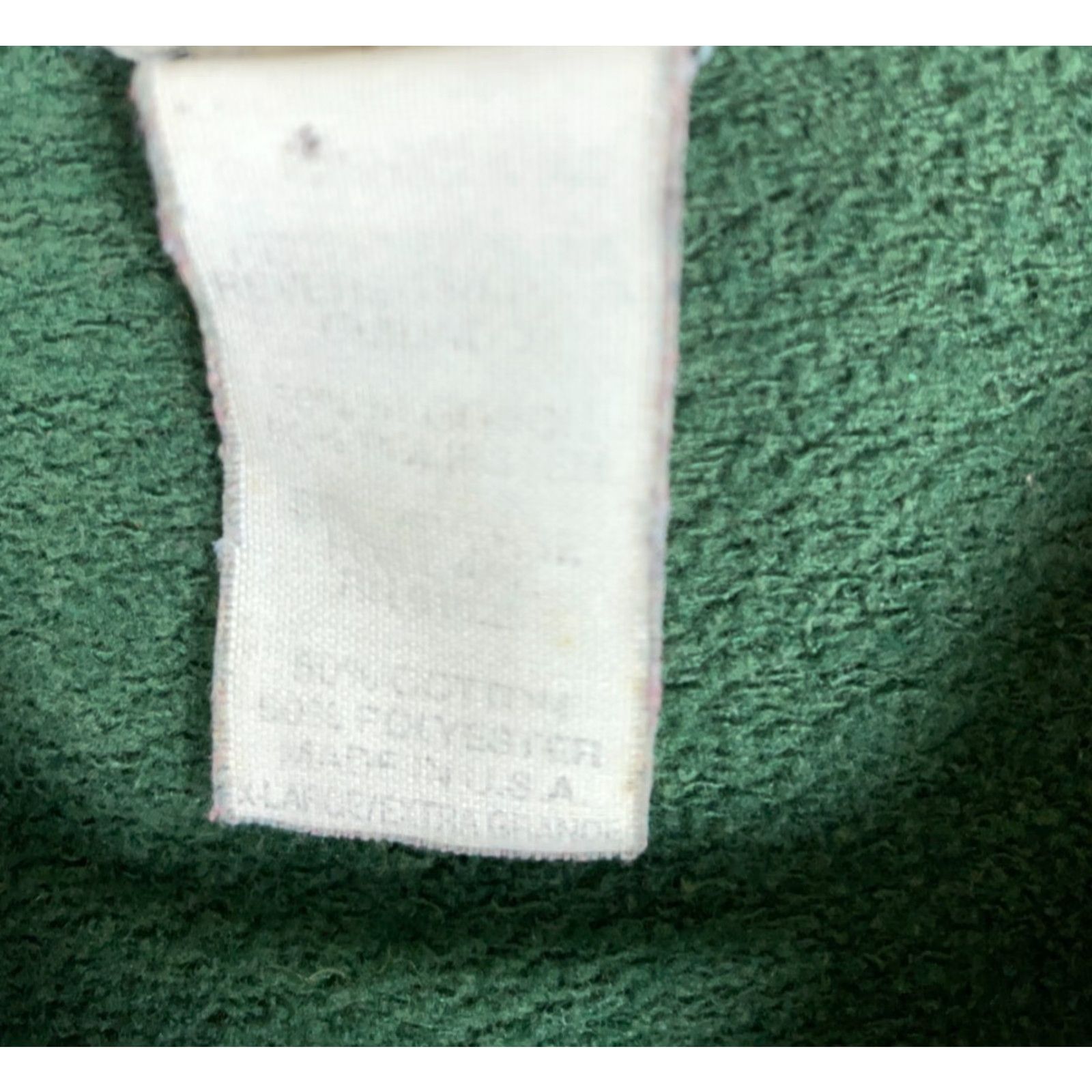 Vintage Vintage Wolf 90s Collage Sweatshirt Large Green 50/50 Blend Cotton Cotton Blend Fleece Graphic Print Crew Neck Long Sleeve Sweatshirt Men Regular Bio? Size US L / EU 52-54 / 3 - 3 Thumbnail