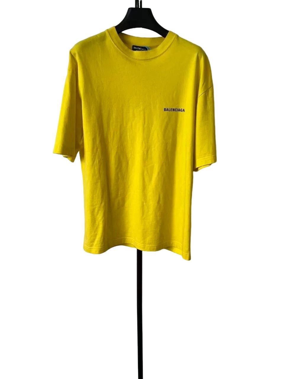 Balenciaga Balenciaga FW21 Logo Print T-Shirt Yellow XS Size US XS / EU 42 / 0 - 1 Thumbnail