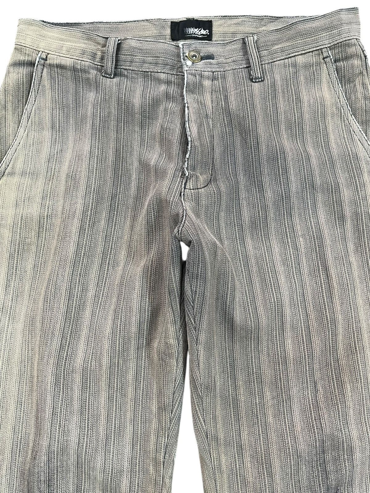 Massimo Osti × Mossimo Vintage Mossimo Hickory Distressed Denim Size US 30 / EU 46 - 2 Thumbnail