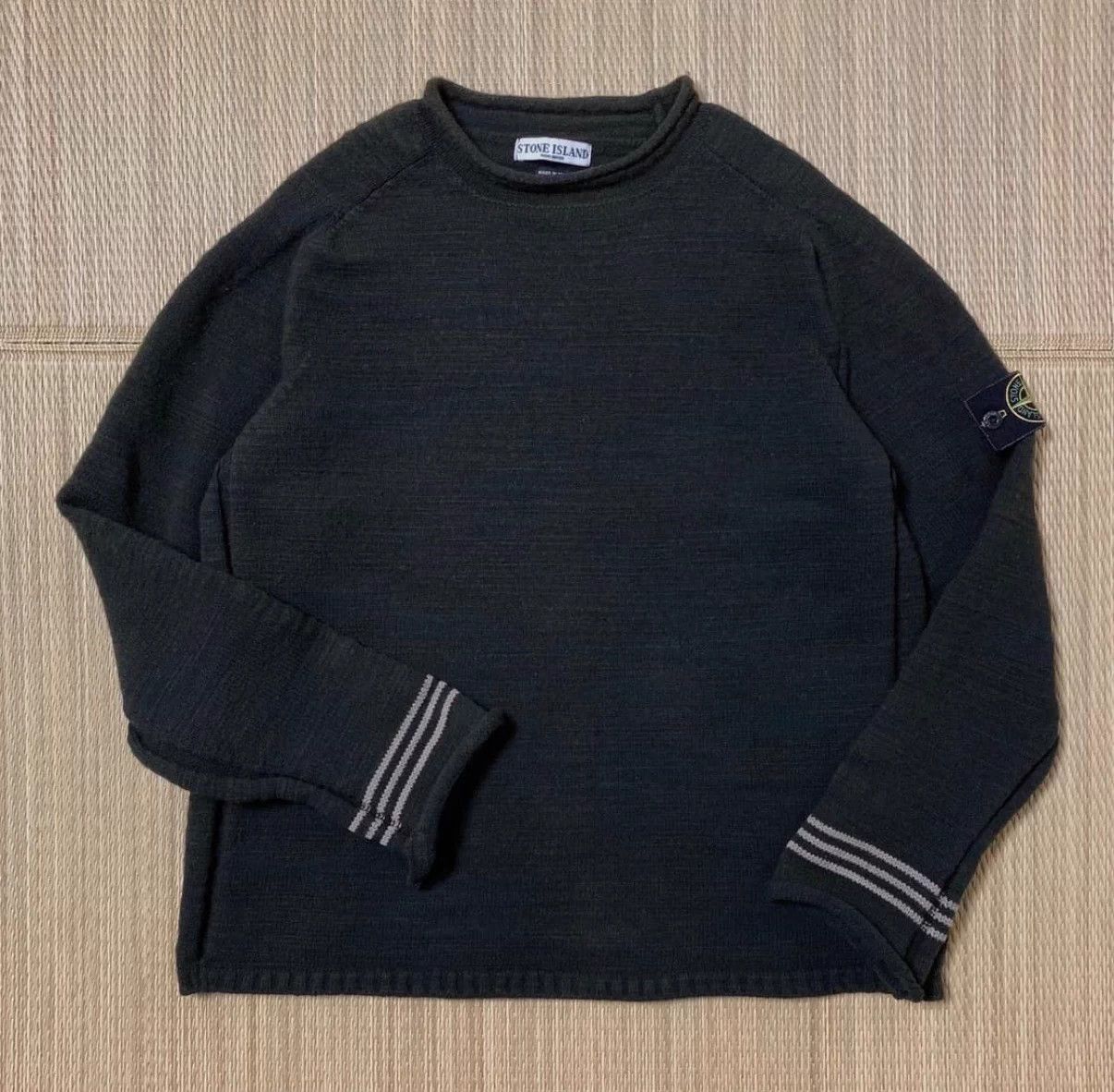 Stone Island Stone Island 03aw natural roll variegated knit sweater XL Size US XL / EU 56 / 4 - 1 Thumbnail