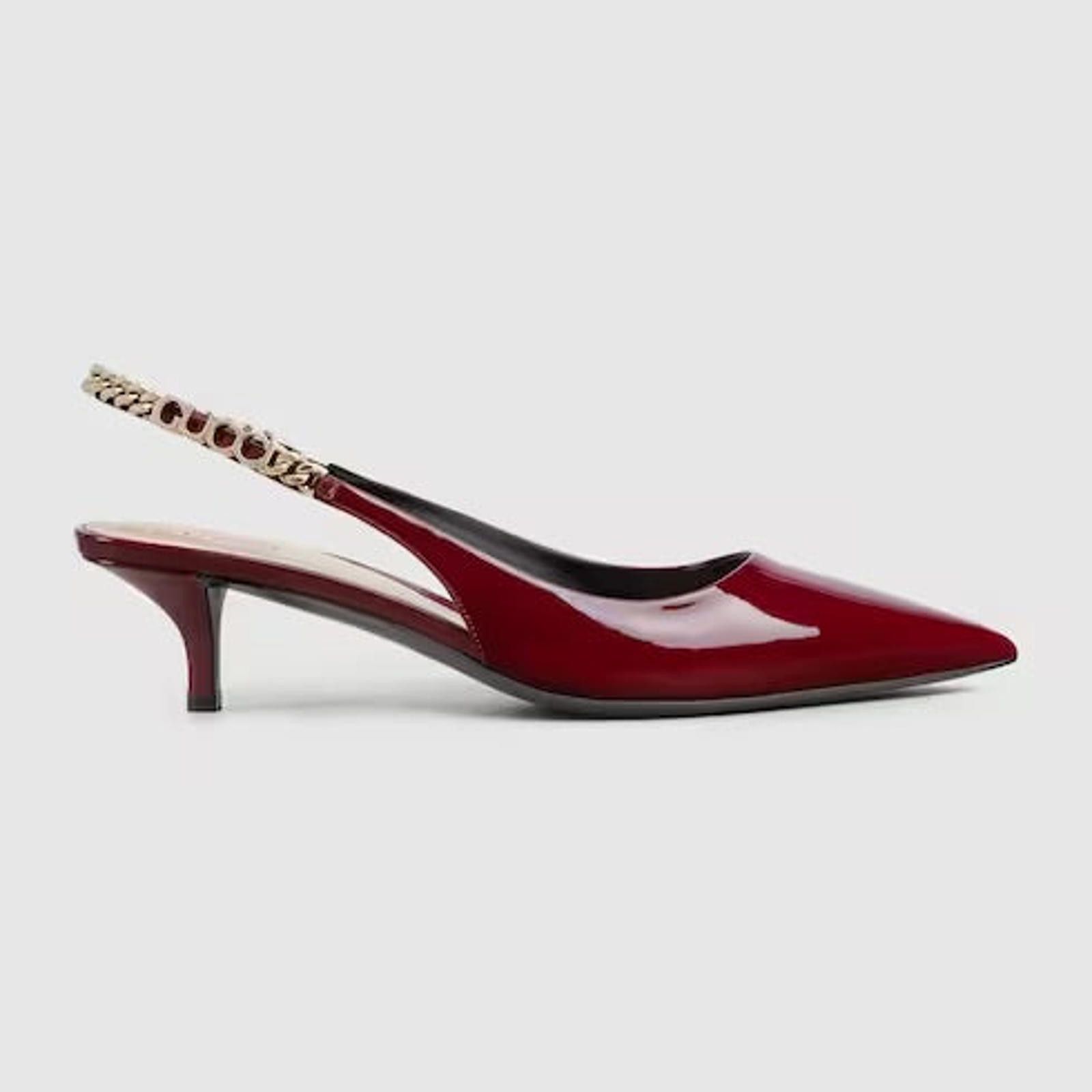 Gucci Gucci Signoria Slingback Pumps Size US 7.5 / IT 37.5 - 1 Thumbnail