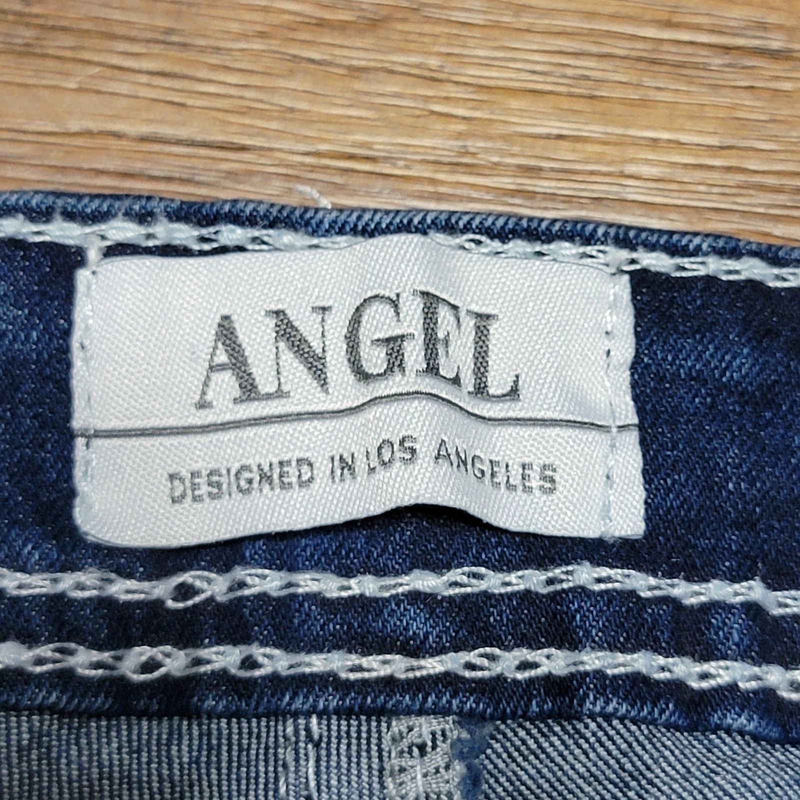 Other Angel Denim Jeans w/ All Pocket Bling & Raw Hem - Size 3/24 Size 26" / US 2 / IT 38 - 6 Thumbnail