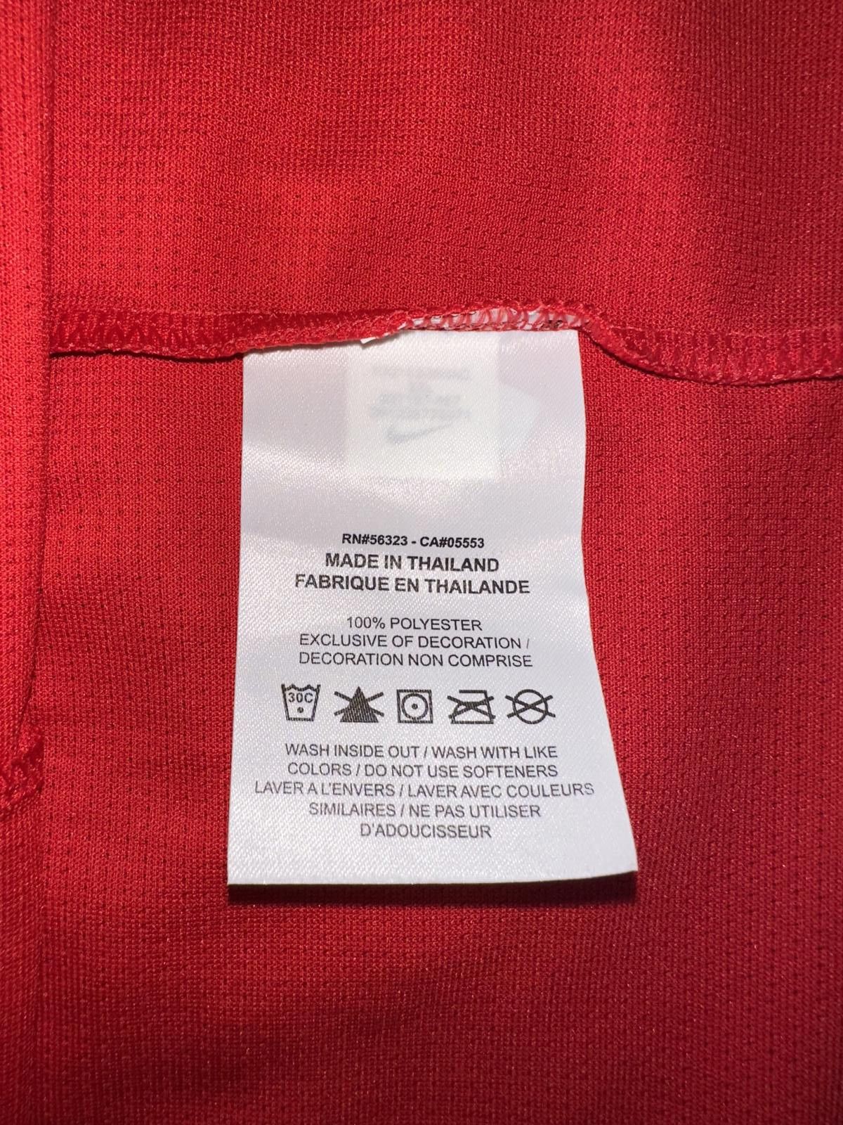 Nike Nike Men's Dri-FIT Suncoast One Title & Closing Red Vertical Mesh Polo Size US XXL / EU 58 / 5 - 5 Thumbnail